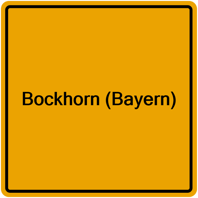 Einwohnermeldeamt24 Bockhorn (Bayern)
